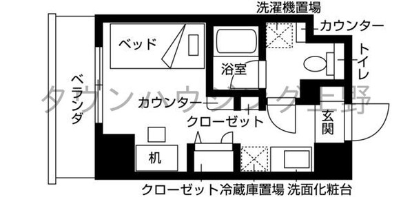 リビオセゾン亀有の物件間取画像